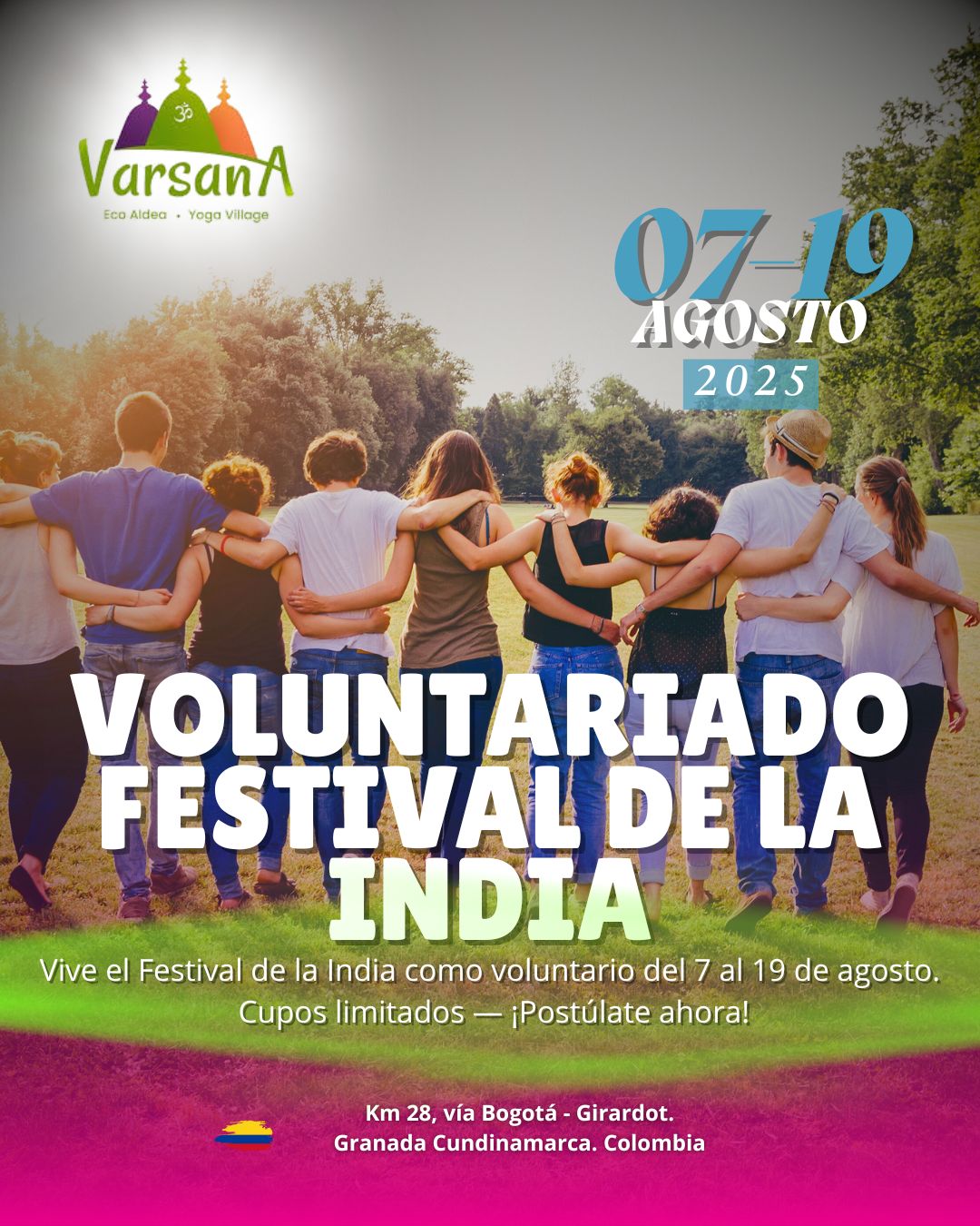 VOLUNTARIADO FESTIVAL DE LA INDIA 2025